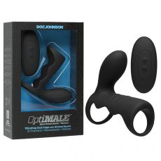 OptiMALE Vibrating Rechargeable Cock Cage with Wireless Remote