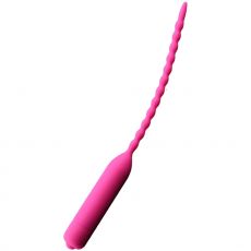 BEBUZZED Uri Vibrating Urethral Plug Beaded Pink 