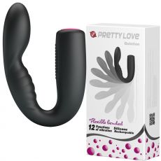Pretty Love Quintion Flexible G-Spot Couples Vibrator USB Anal 