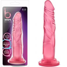 7.5" Blush B Yours Sweet N Hard 5 Pink suction cup Dildo