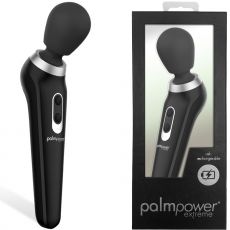 BMS PalmPower EXTREME Massager Magic Wand CORDLESS Vibrator Palm Power BLACK