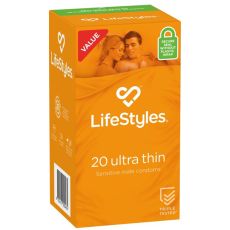 LifeStyles Ultra Thin Male Condoms 20's