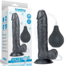 Lovetoy 9” Squirt EXTREME Dildo Squirting Realistic Dong Black