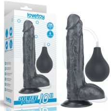 Lovetoy 10” Squirt EXTREME Dildo Squirting Realistic Dong Black