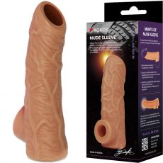Kokos Nude 1 Beaded Veined Penis Extender Sleeve Cock Ring