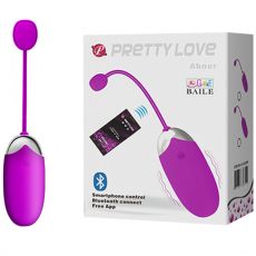 Pretty Love ABNER APP Control Vibrating Egg Purple
