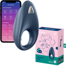SATISFYER POWERFUL ONE BLUETOOTH APP CONTROL VIBRATING COCK RING