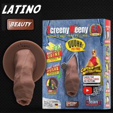 Screeny Weeny 6.0 Uncut Latino Brown Fake Penis Urine Test