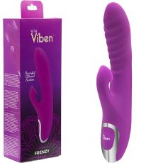 Viben Frenzy G Spot Rabbit Vibrator Clitoral Stimulator Air Pulse Vibe Sex Toy