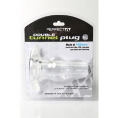 Tunnel Plug Double XL-Clear