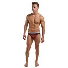 Male Power Panel Thong-Red-Large/Extra Large