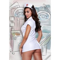 EL Nurse Vinyl Dress & Headwear Set