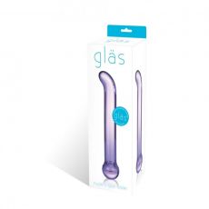 Glass 7" Purple G-Spot Tickler Purple