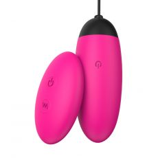 S-Hande Remote Controlled USB Vibrating Kegal Balls Pink