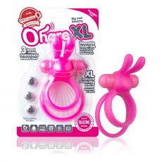 Ohare XL Pink Double Vibrating Cock Penis Ring