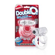 DoubleO 6 Vibrating Cock Penis Ring Clear from Fleshlight