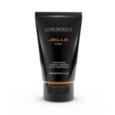 Wicked Jelle Heat Warming Water Based Anal Lubricant 120ml