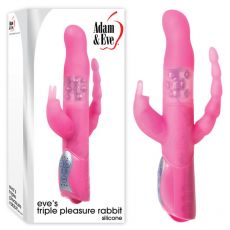 Adam & Eve Eve's Triple Pleasure Rabbit