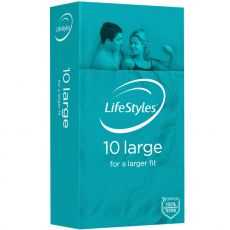 Lifestyles Large Condoms 10's Nominal Width 56mm