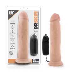 Blush Dr Skin Dr Throb 9.5" Vibrating Realistic Cock Dildo Suction Cup