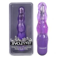 Evolve Bendable Flexems - 8.5" Purple Vibrator Dildo Sex Toy