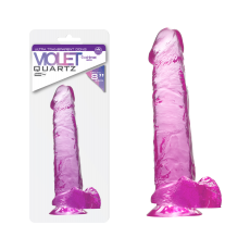 Quartz 8" Dong - Violet (Lavender)-F06H045B00-042