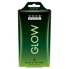 Four Seasons Glow N' Dark Condoms 8-pack