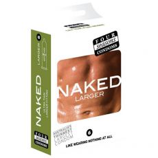 Four Seasons Naked Larger Fitting Condoms 6-pack Retail Box