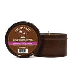 Earthly Body EB Hemp Seed 3-in-1 Massage Candle - SKINNY DIP
