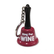 Ring For Wine Keychain Bell