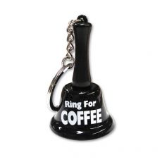 Ring For Coffee Keychain Bell