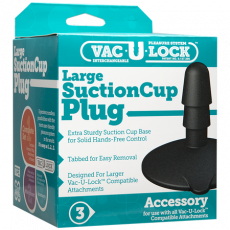Large Suction Cup Plug (Black)