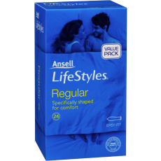 Ansell Lifestyles Condoms Regular 24's