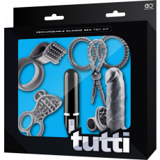 Tutti Rechargeable Sex Toy Kit (Grey)
