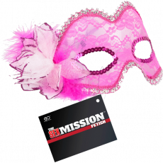 Excellent Power Masquerade Masks Pink BDSM