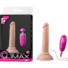 Excellent Power  Climax Vibrating Dong W/ USB Remote Control Dildo