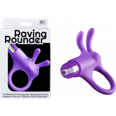 Raving Rounder Cockring (Purple)