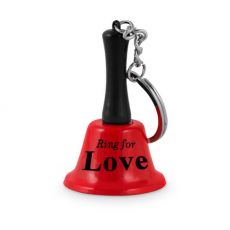 Ring For Love Keyring Bell (Red)