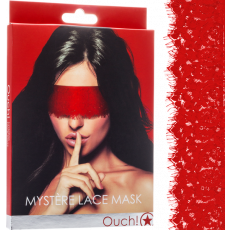 Mystere Lace Mask (Red)