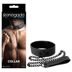 NS Novelties Renegade Bondage - Collar with leash
