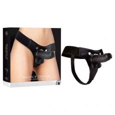 OU155BLK-Ouch! Realistic 8'' Strap-On