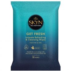 Ansell Lifestyles SKYN Get Fresh Intimate Cleansing Wipes 30's