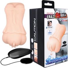 Crazy Bull Pocket Pussy Vibrating 3D Vagina Masturbator