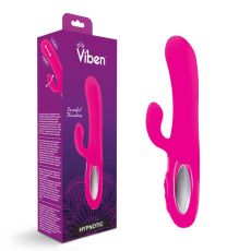 Viben Hypnotic Thrusting Rabbit Vibrator Swinging Clitoral Stimulator Sex Toy Pink