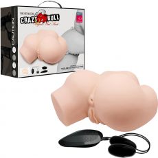Crazy Bull Double Pleasure Vagina Anal Stimulator Masturbator Vibrator